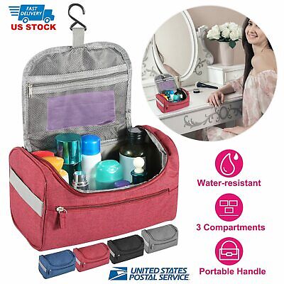 Hanging Toiletry Bag Large Cosmetic Pouch Makeup Bag Waterproof Travel Organizer