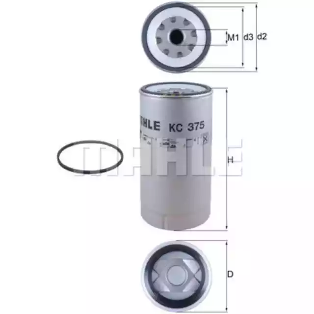 Kraftstofffilter MAHLE KC 375D Kraftstoffförderanlage