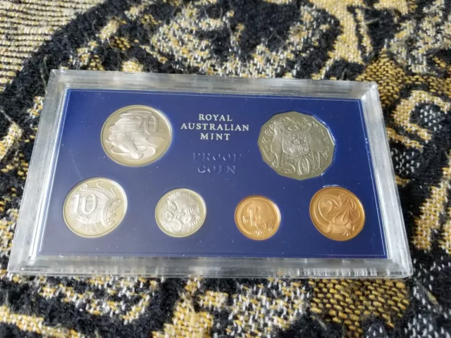 Australia 1972 Proof Set - 6 Coins - 1 Cent to 50 Cents - No Box/Foams/COA
