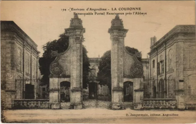 CPA LA COURONNE Remarquable Portail Renaissance pres l'Abbaye (1168693)