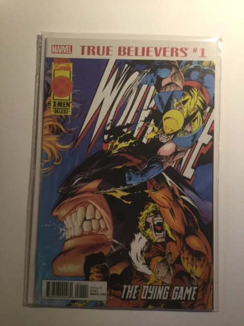 True Believers 1 Wolverine Dying Game Near Mint Nm Marvel