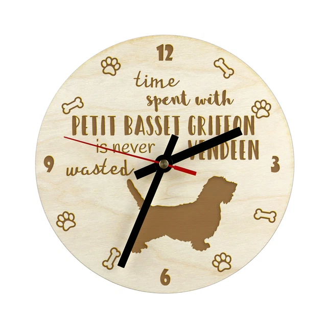 Horloge Shiba Inu En Contreplaqué Par Art-Dog AMF - Design Original
