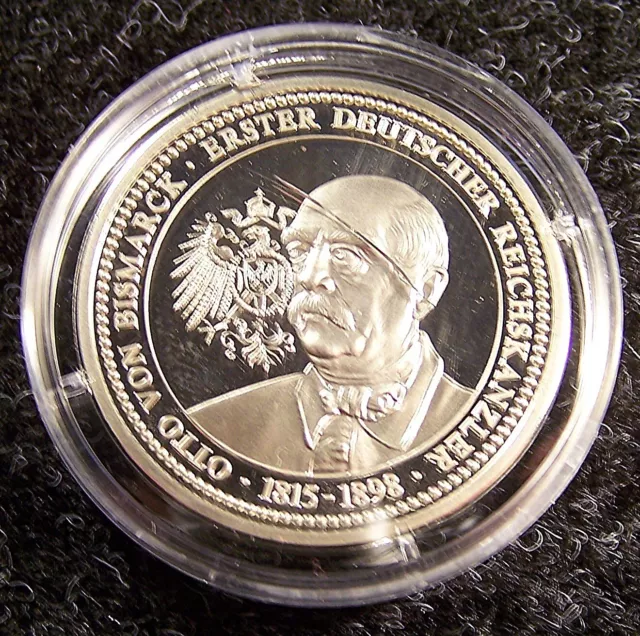 Medaille BRD Otto von Bismarck, Höhepunkte der deutschen Geschichte 1997 PP