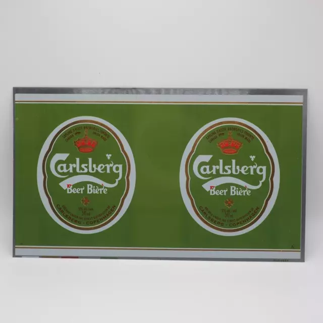 Carslberg Biere Unrolled 355ml Lata Cerveza Plano Hoja Magnético