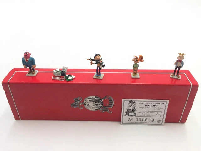 Mini Pixi Gaston Lagaffe Et Le Gaffophone - 1998 - Boîte Et Certificat - Plomb