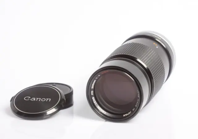 Canon Lens FD 200mm 1:4 S.S.C. Tele 4/200 SSC