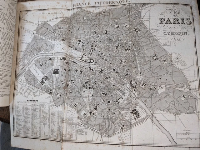 Ancienne Gravure Originale - Carte Du Département De La Drôme (France Pittoresque, ~1835)