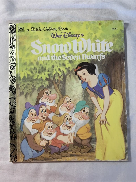 WALT DISNEY'S SNOW White and the Seven Dwarfs, A Little Golden Book ...