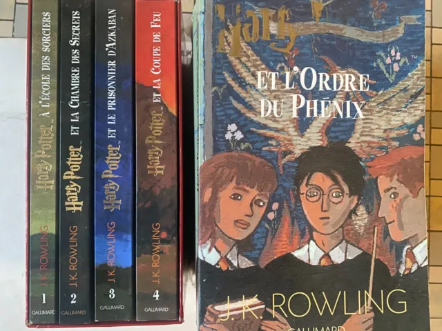 Harry Potter, coffret 5 volumes - Tome 1 à tome 5, Joanne K. Rowling - les  Prix d'Occasion ou Neuf