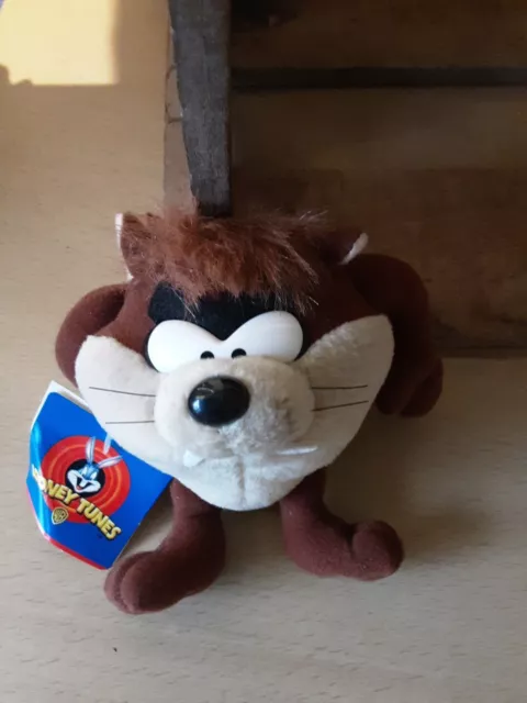 Looney Tunes Taz Tasmanischer Teufel Plüschtier 1997 Warner Brosers  MOVIE PARK