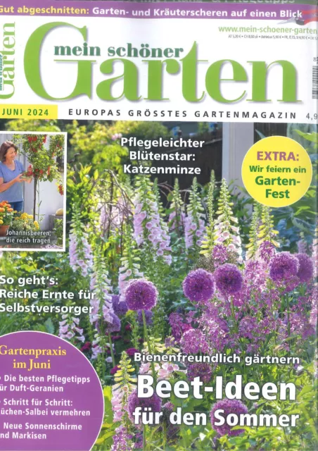 MEIN SCHÖNER GARTEN, 06/2024 BeetIdeen für den Sommer ++ wie neu