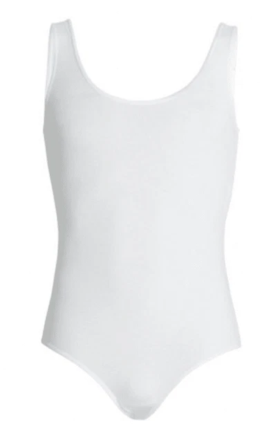 Carro armato Freed Of London ARN/S Aaron senza maniche RUOTA Leotard bianco uomo