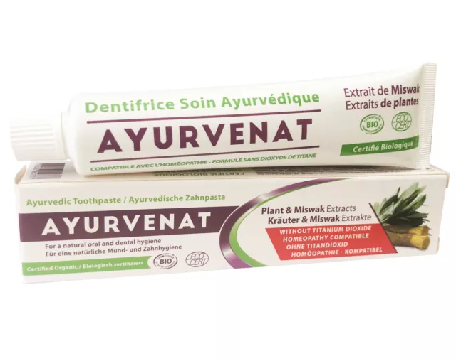 Ayurvenat Ayurvedic Miswak Toothpaste 75ml
