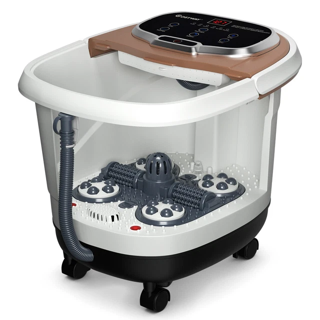 Bain De Pieds Spa Chauffant Pliable Avec Ecran Led