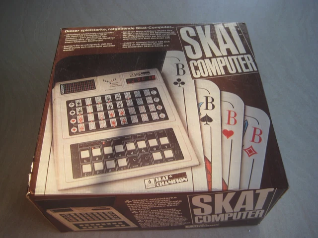 Skat Mod Computer SKAT CHAMPION ELEKTR erster Skat Computer der Welt 1980 in OVP EUR 159 ...
