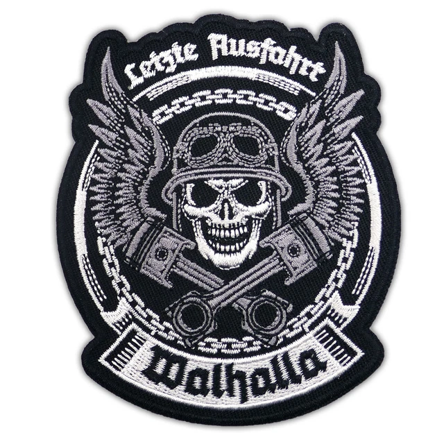 Iron-On Patch "Papa Und Tochter" (Father And Daughter) - Biker, Father's Day, Men's Day Gift