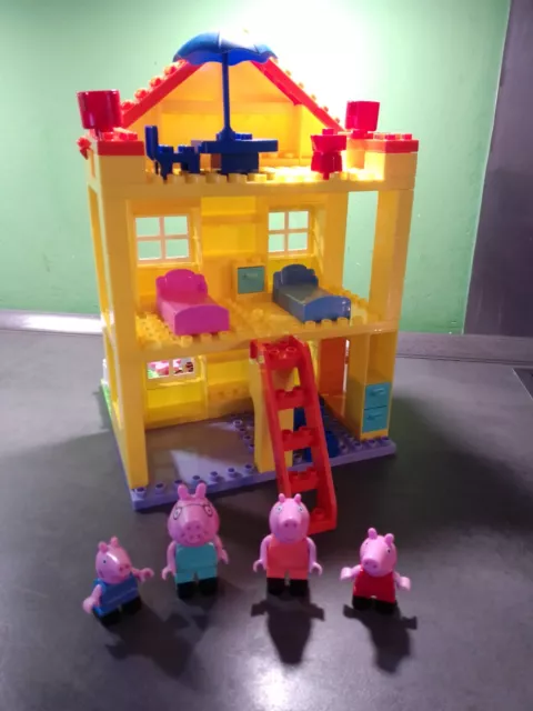 BIG Bloxx - Peppa Pig - Haus + Peppa s Family Mama Wutz, Peppa und Schorsch