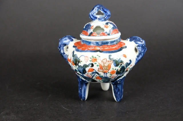 antique japanese Imari Koro Insence burner 12cm / 4.8 inch 19th Century