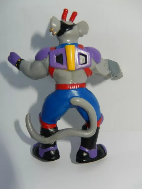 Ancienne Figurine Plastique Ou Pvc Ref Dr Biker Mice 2 3