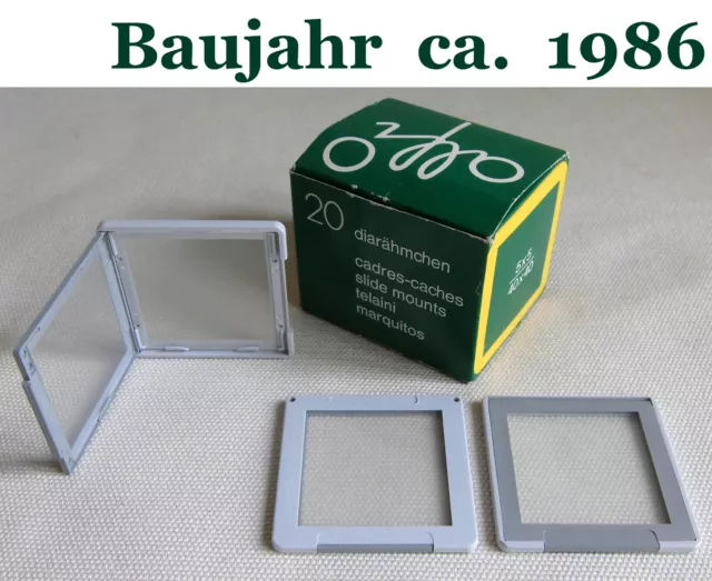 24 Stk Original Alfi® Diarähmchen 5x5 40x40 verglast Kleinbild Diarahmen NEU OVP