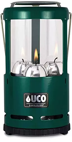 UCO Candlelier Deluxe Candle Lantern, Green