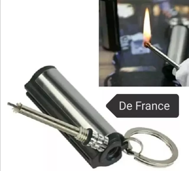 Briquet de survie randonnée allume feu camping chasse armée