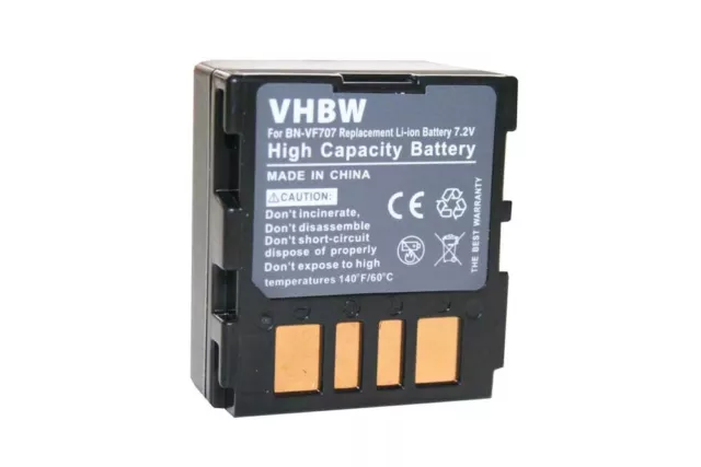Batterie comme JVC BN-VF733U 600mAh