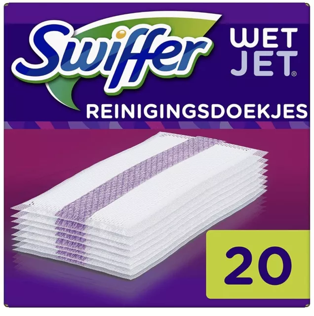 Lot de 6 Lingettes Reutilisable pour Swiffer WetJet,Mop Remplacement pour  Swiffer WetJet Spray Balais Lavables en Microfibre pour Nettoyage des Sols