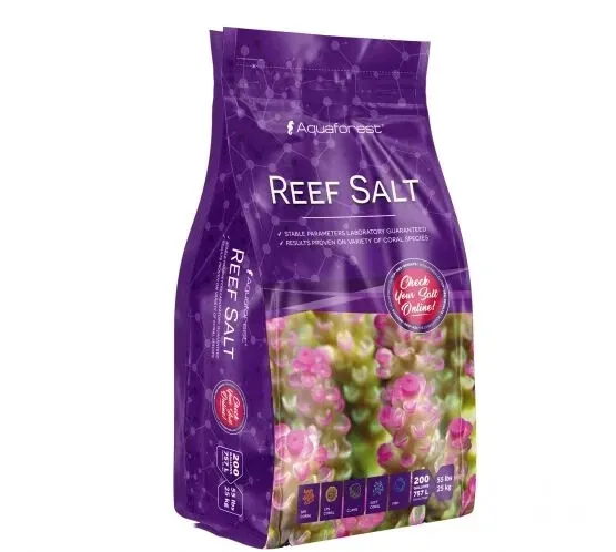 AquaForest Reef Salt 25kg Refill Bag Marine Reef Coral Supplement Aquarium Salt