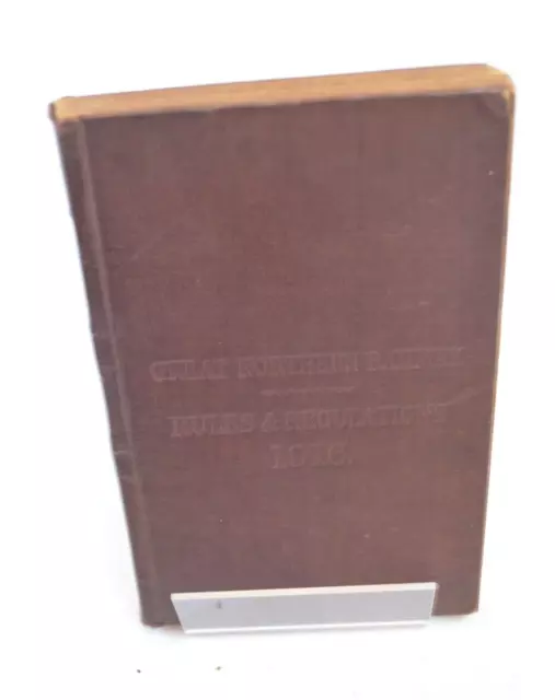 Railway Rule Book Great Northern Railway 1916