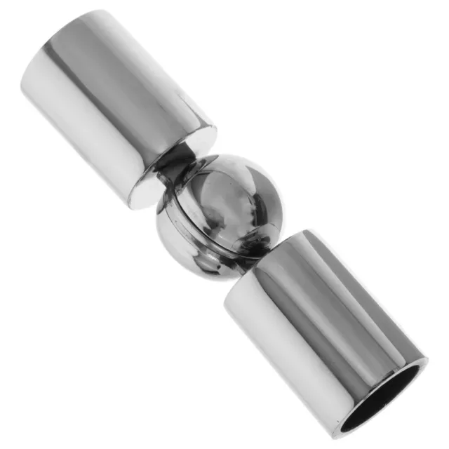 Universal Corner Zinc Alloy Shower Curtain Rod Connector Adjustable Angle 2