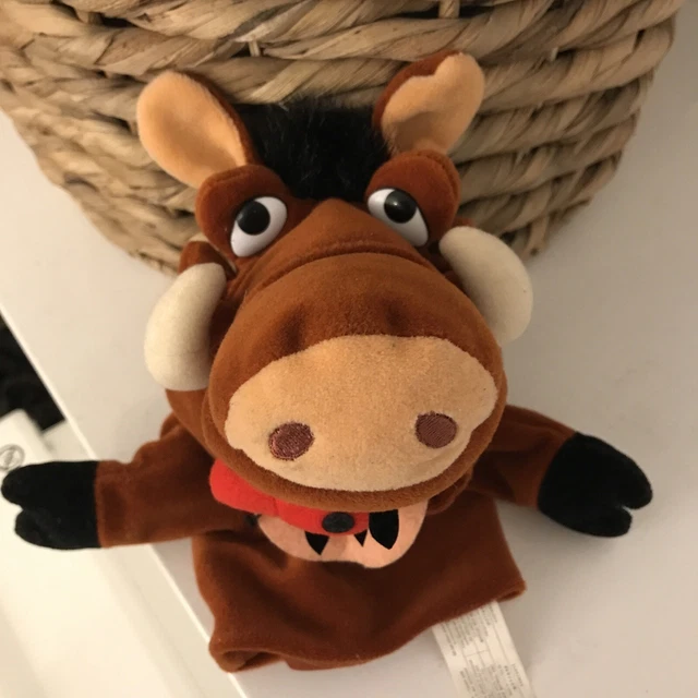 THE LION KING Movie PUMBA PUPPET 10" Plush Soft Toy Hand Glove Puppet £
