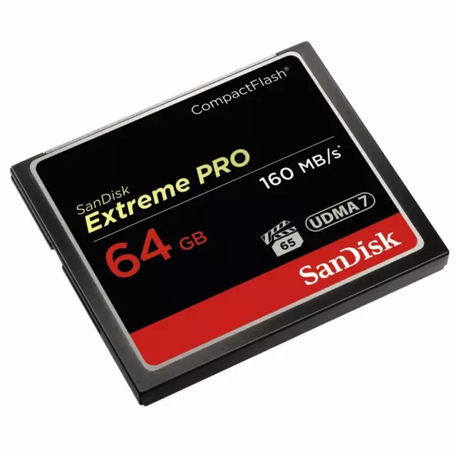 SanDisk Extreme Pro CompactFlash 64GB Speicherkarte (bis zu 160MB/s lesen) 2