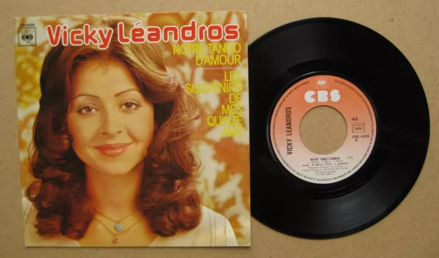 VICKY LEANDROS  Notre Tango d'Amour  45 Tours Single Vinyle 45T