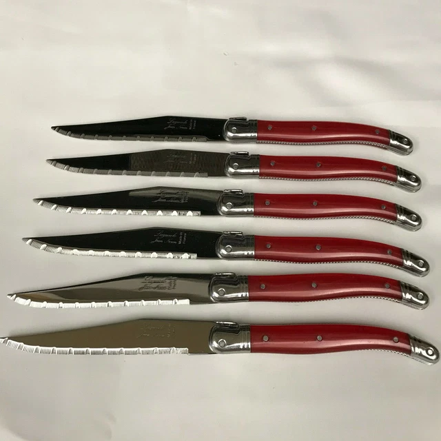 LAGUIOLE BY JEAN Neron Stainless Steel 6Piece Steak Knife Set with