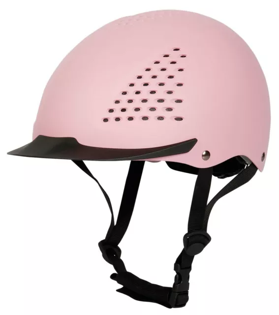 HH Reithelm Mustang ROSE matt mit VG1.01 Siegel für Kinder und Erwachsene