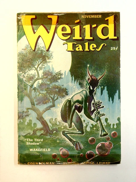 Weird Tales Pulp 1st Series Nov 1950 Vol. 43 #1 GD/VG 3.0