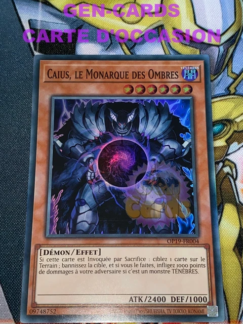 Occasion Carte Yu Gi Oh CAIUS, LE MONARQUE DES OMBRES OP19-FR004