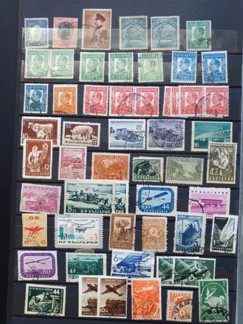 Briefmarkensammlung Bulgarien Bulgaria uralt
