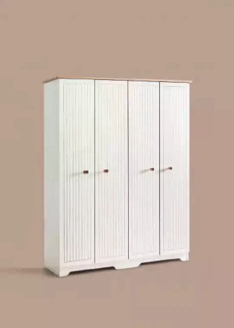 Klassische Möbel Regal Schränke Schrank Schlafzimmer Holz 160cm Luxus