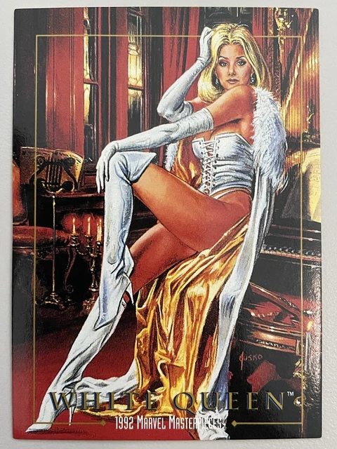 1992 SkyBox Marvel Masterpieces #95 White Queen
