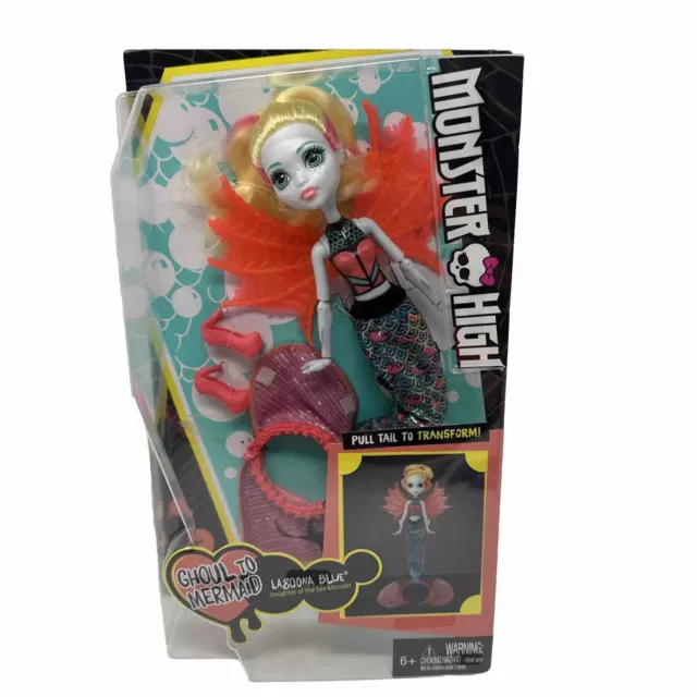 Monster High Lagoona Blue FKP48 2017 Ghoul To Mermaid NEW