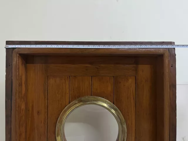 Original Ship Salvaged Vintage Theme Wooden Door with Brass Porthole Window 6