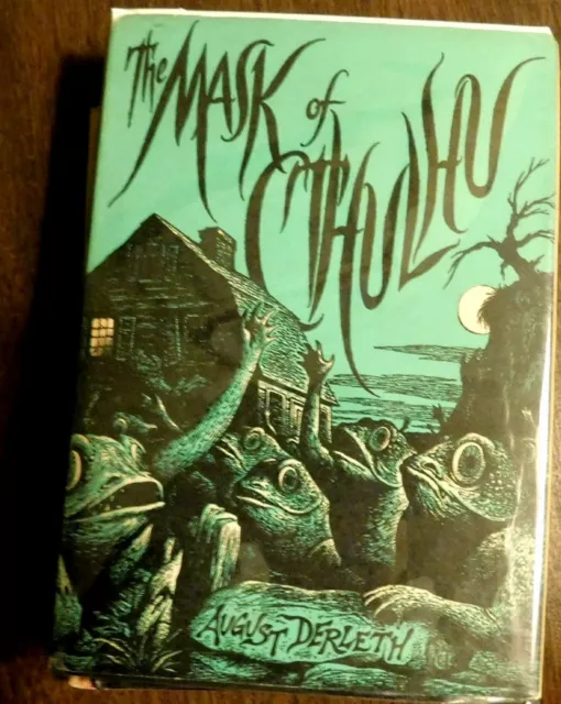 THE MASK OF CTHULHU BY AUGUST DERLETH HORROR HC/DJ/1st ED 1958