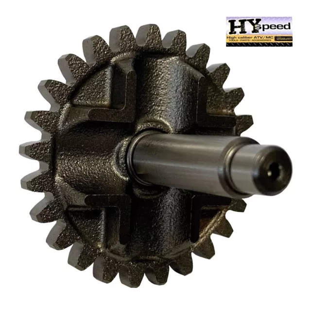 HYspeed Water Pump Impeller Shaft with Gear Honda CR85R CR80R 84-07 Replacement 2