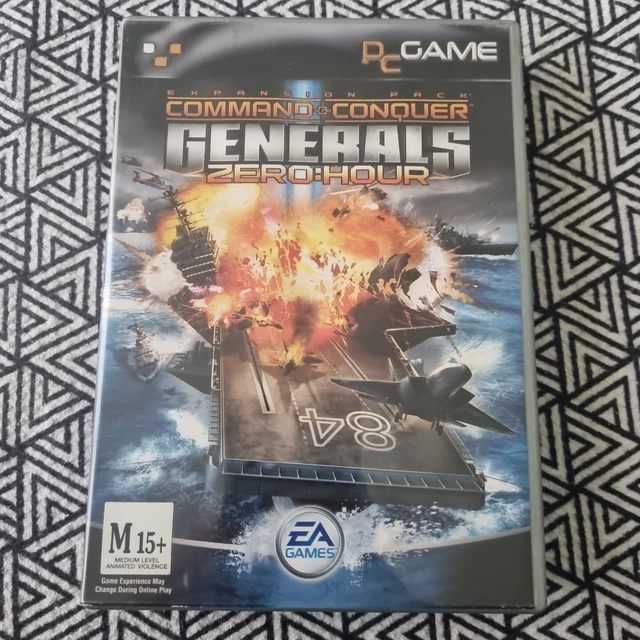 COMMAND AND CONQUER Generals Zero Hour Expansion Pack Big Box PC DISCO ...