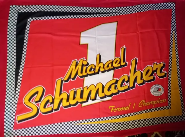 NEU ! MICHAEL SCHUMACHER COLLECTION FAHNE Formel 1 Champion F1