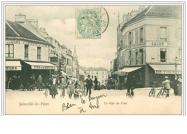 94.Joinville Le Pont.la Rue Du Pont