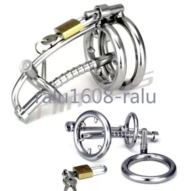 Latest Design Male Chastity Device Stainless Steel Urethra Cage Chastity Belt