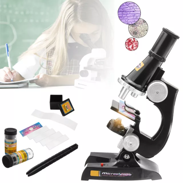 US Biological Microscope Monocular Kit Lab Science 100-450x Education